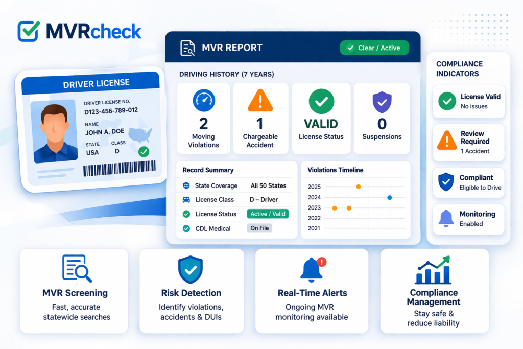 Driving Records Information