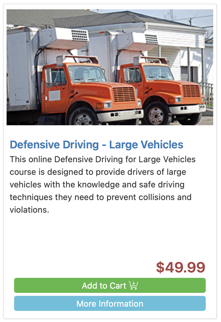 CDL Defensive Driving